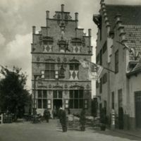 Reconstructie van huis Het Lammeken uit Veere in Oud Vlaanderen, omgedoopt tot Sint-Jorishof