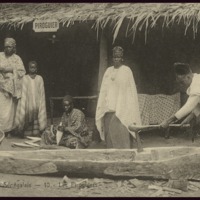 Village Sénégalais. 10. Les Piroguiers.