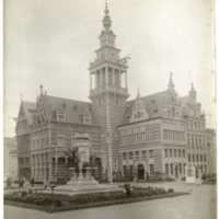 Het paviljoen van de stad Antwerpen op het Gemeenteplein